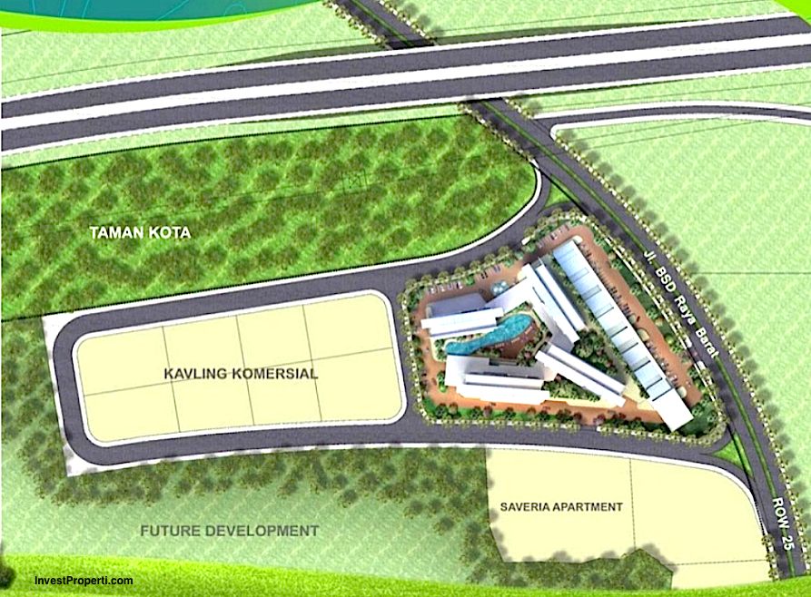 Siteplan Apartemen Casa de Parco - Casa De Parco Apartment BSD City