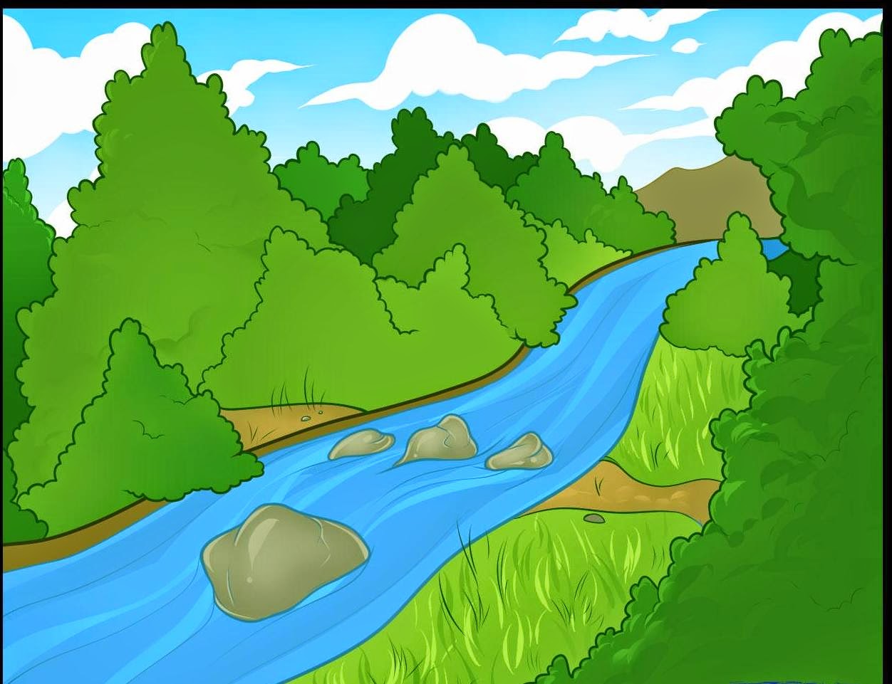 clipart of river - photo #7