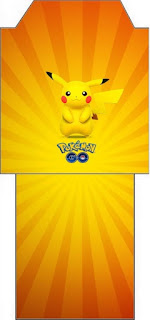 Pikachu: Imprimibles Gratis para Fiestas. Bolsita de Té para imprimir gratis de Pikachu.
