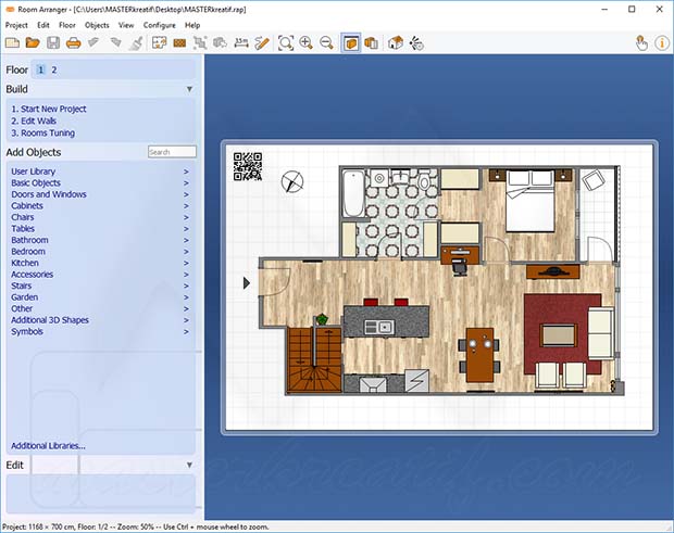 برنامج تصميم ثلاثي الأبعاد قوي لتصميم غرف منزل كامل و تخطيطات حديقة