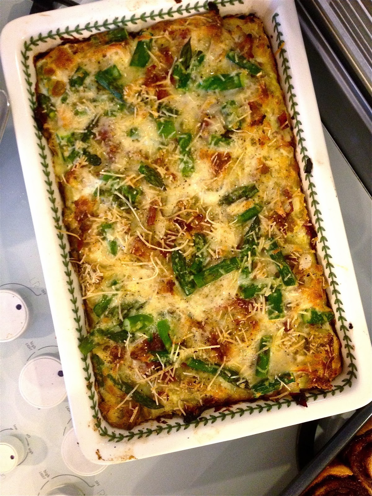 Challenger Sweets Asparagus Pancetta Gruyere Breakfast Strata