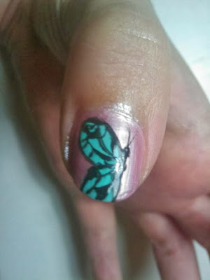 nail art butterfly