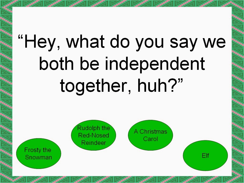 Student Survive 2 Thrive Famous Christmas Movie Quotes Trivia Game