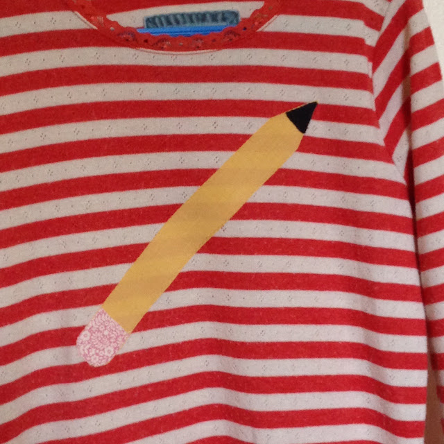 pencil colour shirt