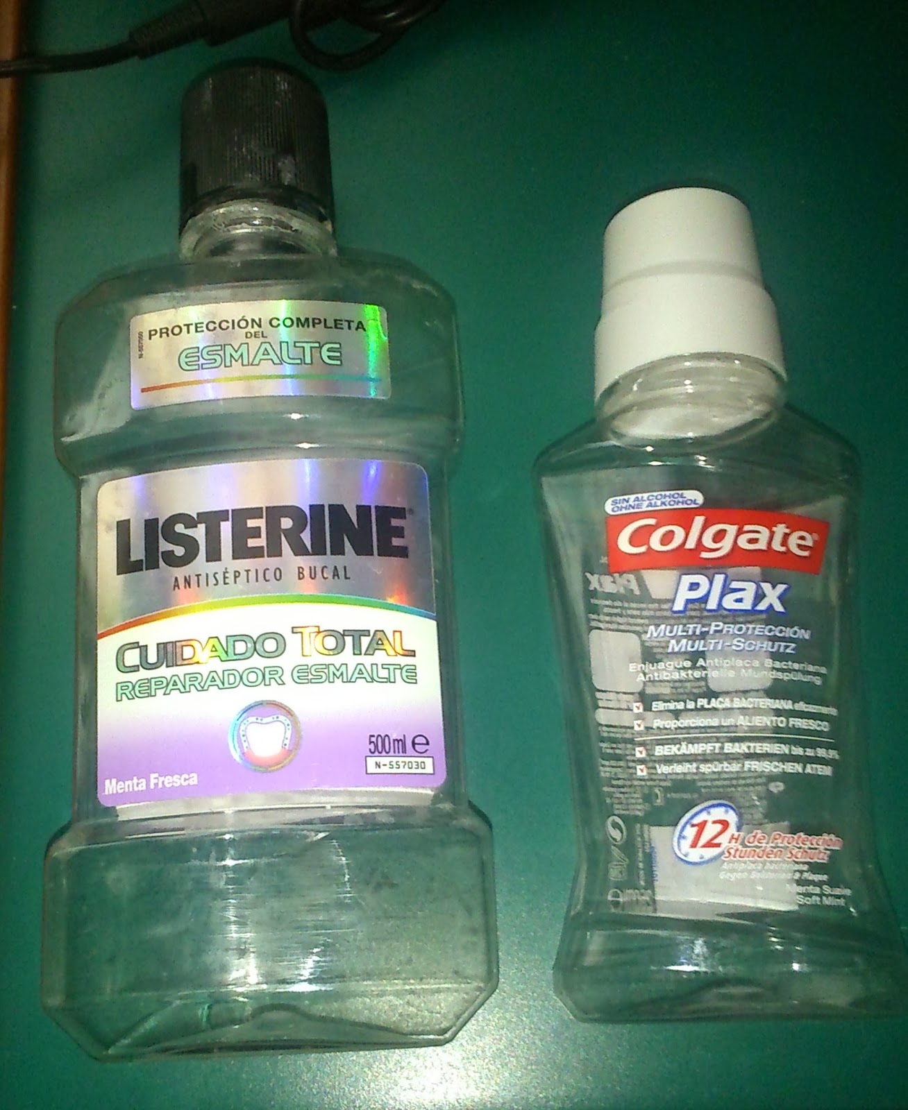 Vidadeveinte Listerine vs colgate plax