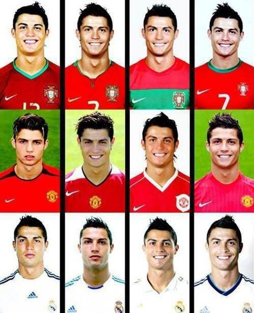 Foto Gaya Rambut Cristiano Ronaldo dari Tahun ke Tahun ...