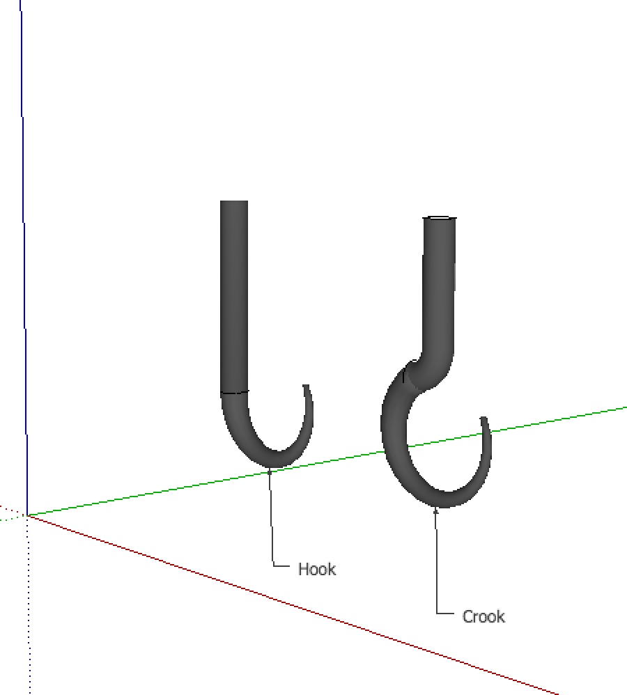 Persimmon Professional Blacksmithing Some Crook Hook Theory
