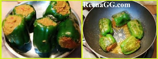 Stuffed Capsicum Hindi Recipe
