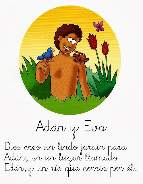 ADÁN Y EVA EN VIÑETAS