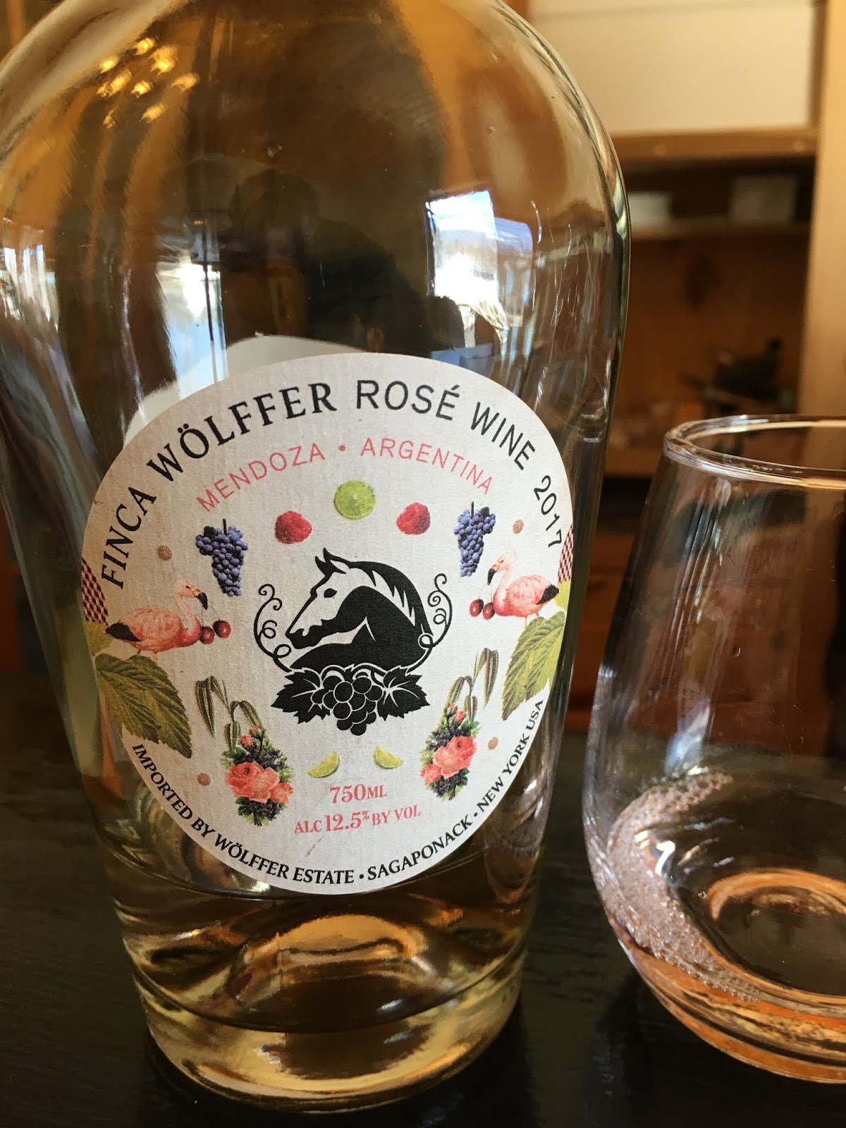 East Coast Wineries Finca Wolffer Rose' Wine 2017 Simply (NY)