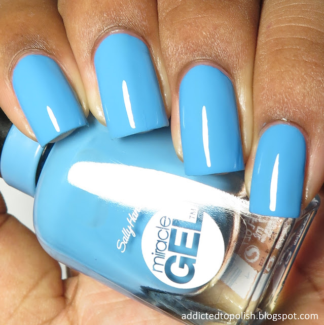 sally hansen miracle gel rhythm and blue