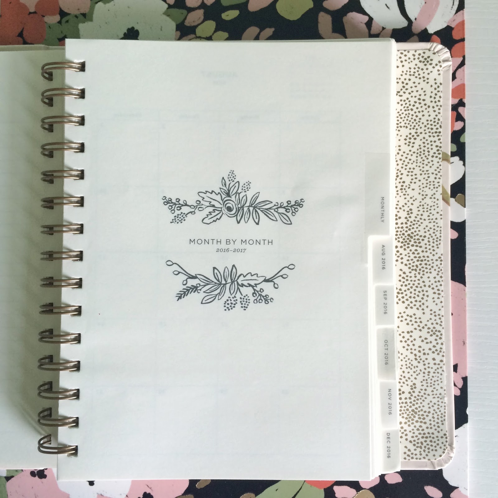 File to Style: 2017 RIFLE PAPER CO. PLANNER REVIEW