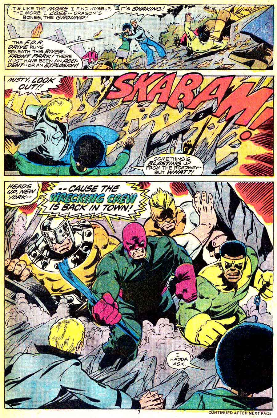 Iron Fist #11 bronze age 1970s marvel comic book page art by John Byrne