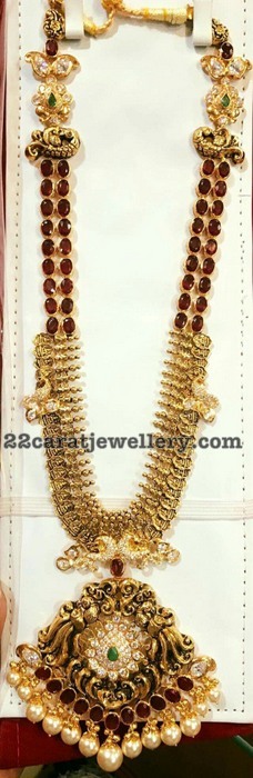 Two Layer Ruby Set with Kasu Coins