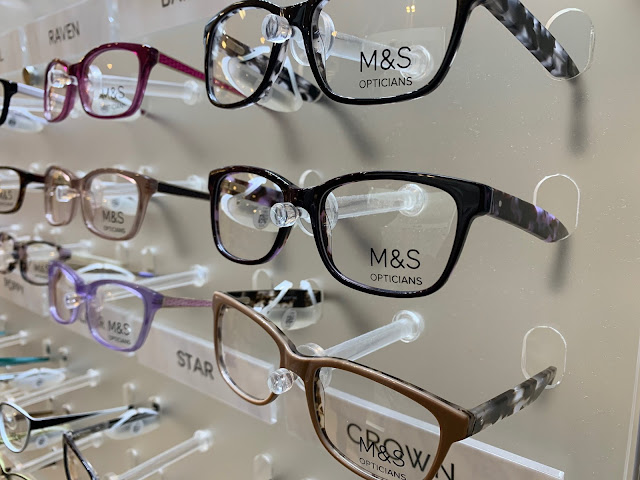 Marks and Spencer Glasses Display