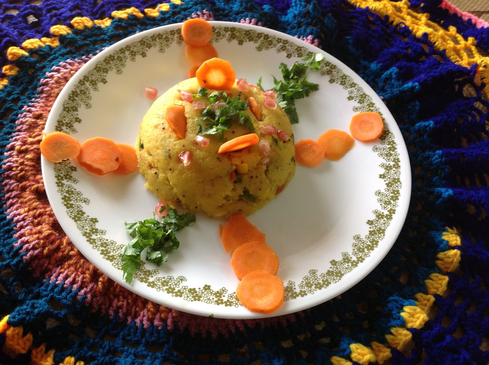 The Spice In My Life Corn Peas Carrot Upma