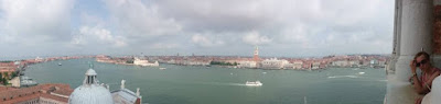 Las mejores panorámicas de Venecia son desde  la Iglesia de San Giorgio Maggiore.