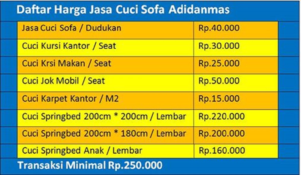 Jasa Cuci Sofa Jakarta Barat | 0812 2338 2020 | Cuci Springbed Jakarta Barat