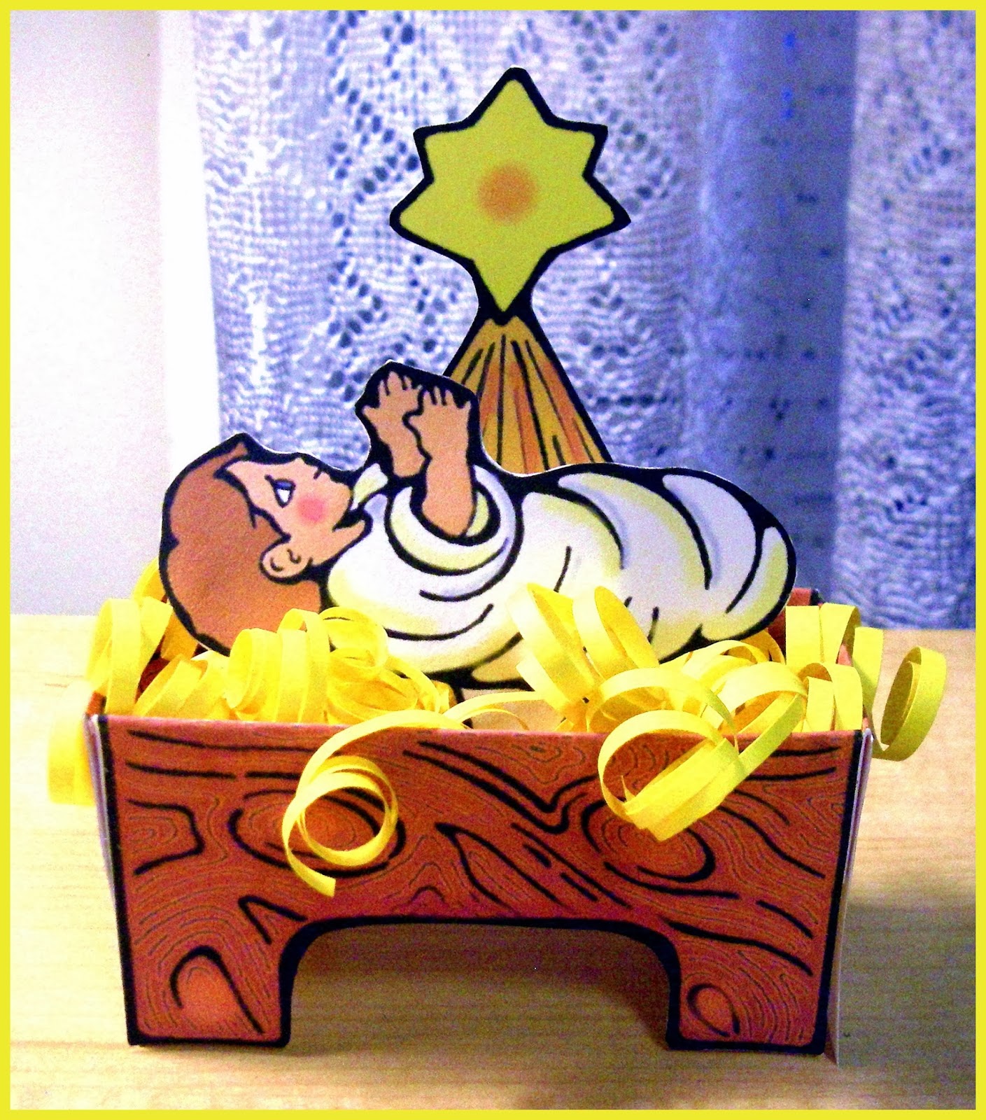 Serendipity Hollow Baby Jesus in a Manger