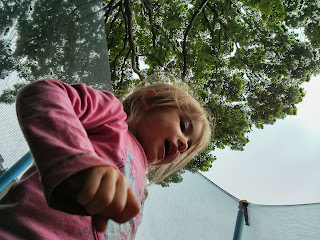 eldest on trampoline