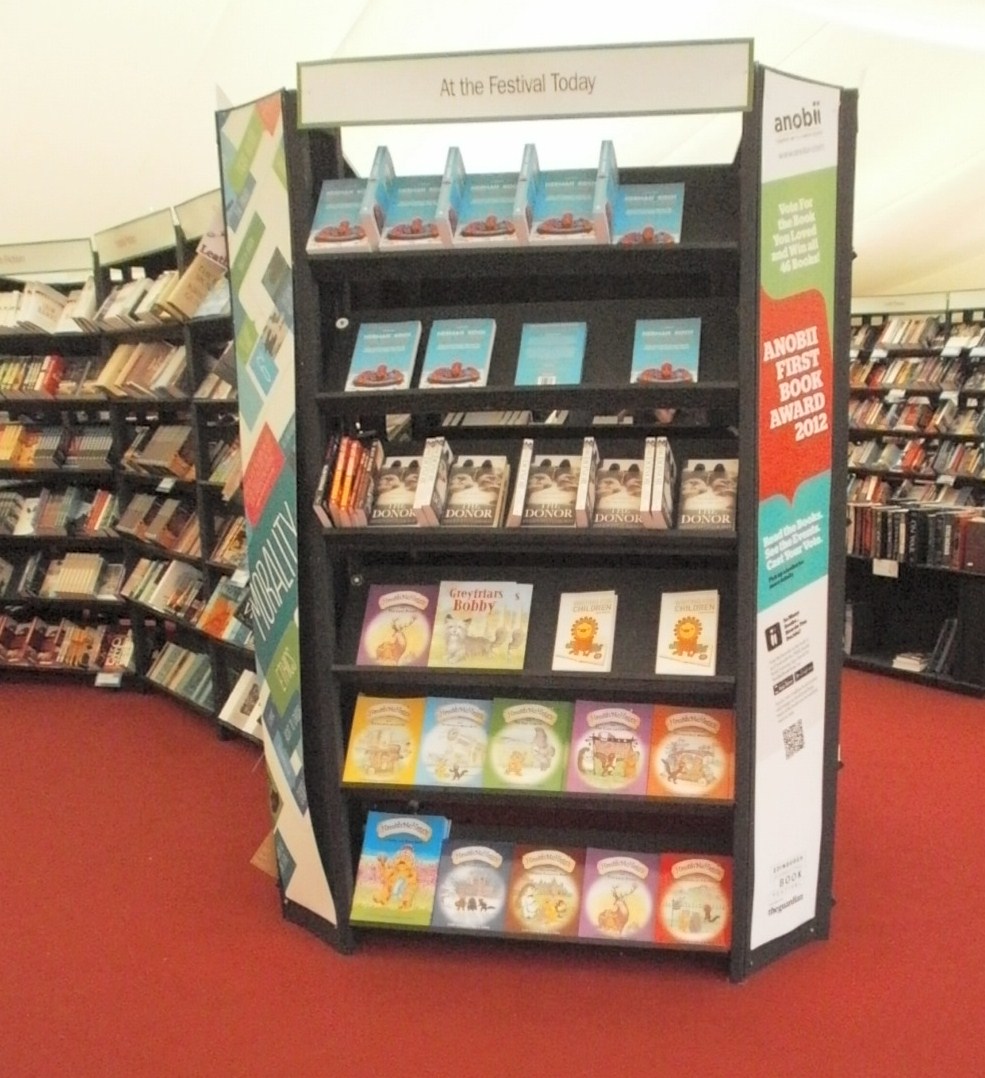 Picture Book Den Edinburgh Book Festival, authors, children and a few