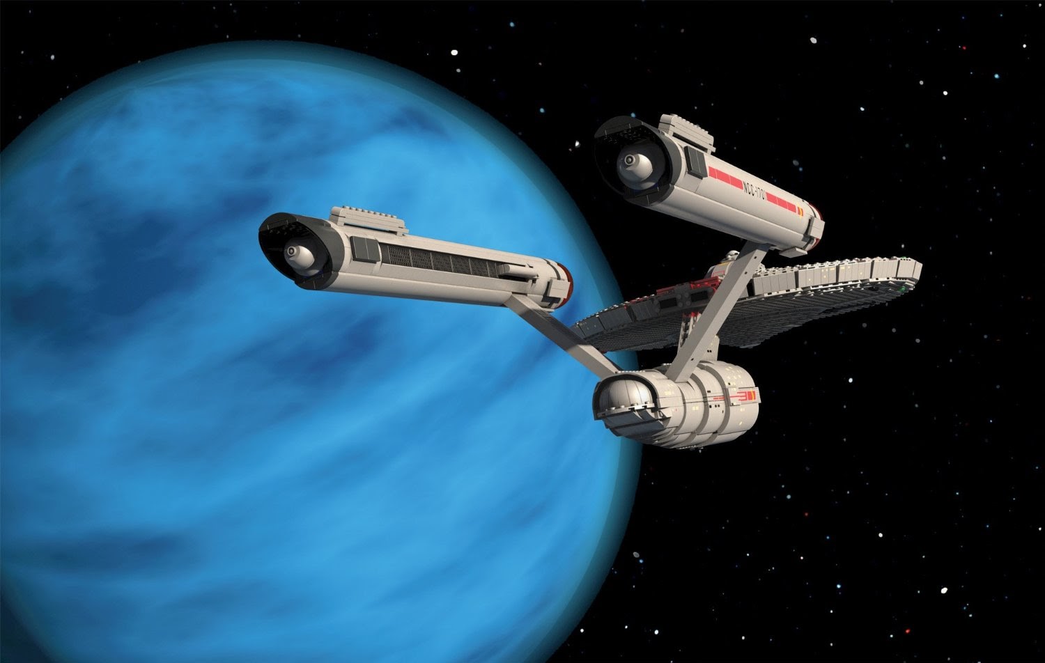 The Trek Collective: Behold the huge Mega Bloks USS Enterprise