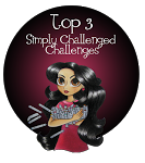 I made top 3 at Simply Challenged Challenges