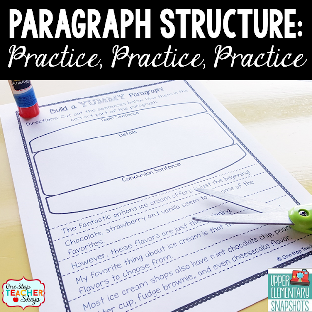 Paragraph writing can be tough to teach. Read about how this teacher teaches paragraph structure in upper elementary. I LOVE the freebie!!