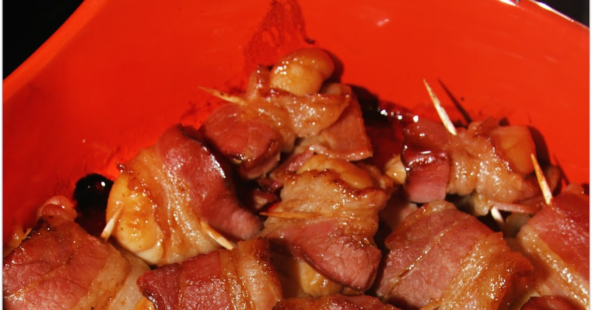 For the Love of Food Teriyaki Bacon Wrapped Scallops