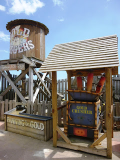 Panning for Gold at The Pavilion Fun Park in Clacton, Essex