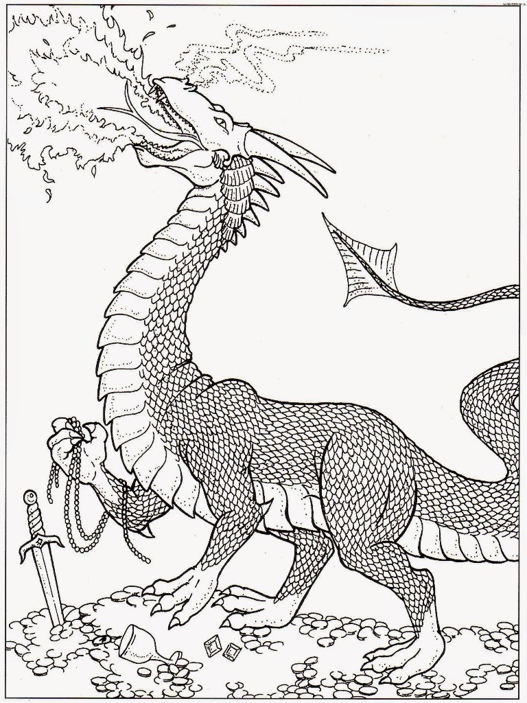 Coloring Pages Dragon Coloring Pages Free And Printable