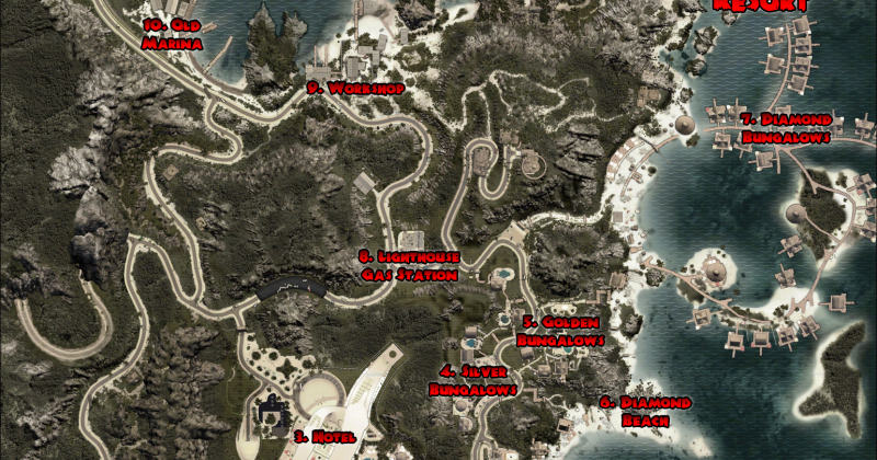 Dead island карта локаций