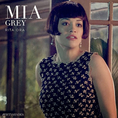 Rita Ora in Fifty Shades of Grey