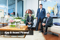 anand piramal, आनंद पीरामल अपने पिता और अन्य के साथ best image