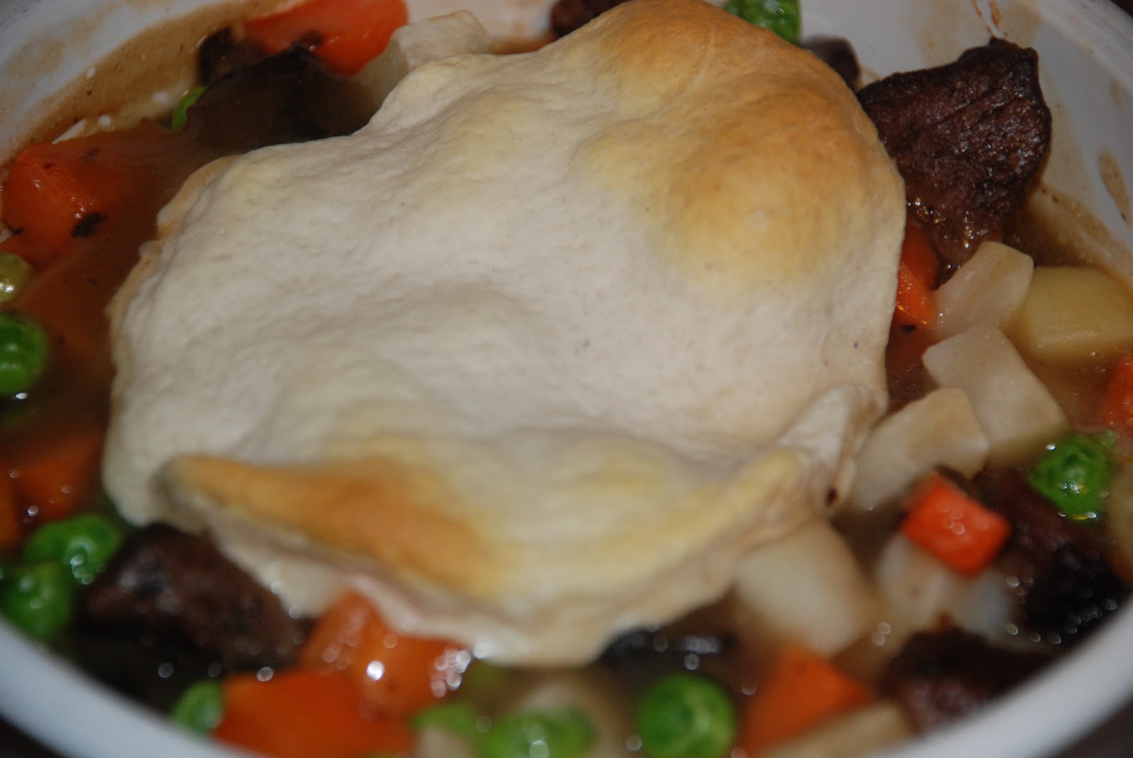 Cheryl's Biscuit Magic Beef Biscuit Pot Pie
