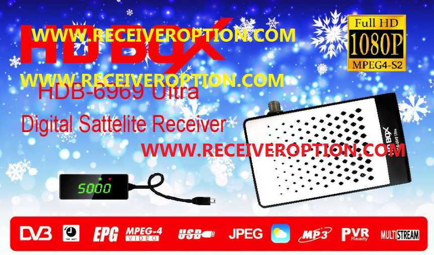 HD BOX HDB-6969 ULTRA RECEIVER POWERVU KEY NEW SOFTWARE How To Enter Biss  key Power vu key And Cline in Different Receivers