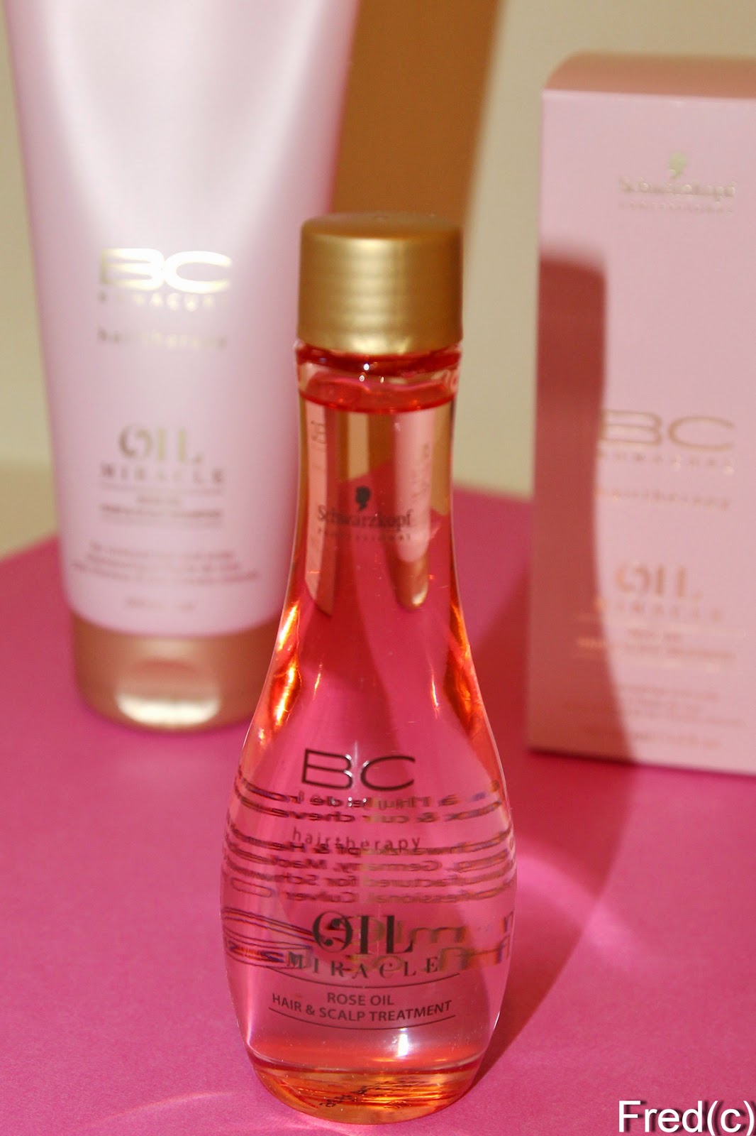 Schwarzkopf BC Miracle Rose Oil Чувственная вуаль для ваших волос