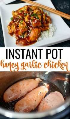 This Instant Pot Honey Garlic Chicken Recipe is a Chinese-style dish bursting with honey-garlic flavor, and is really quick to make.