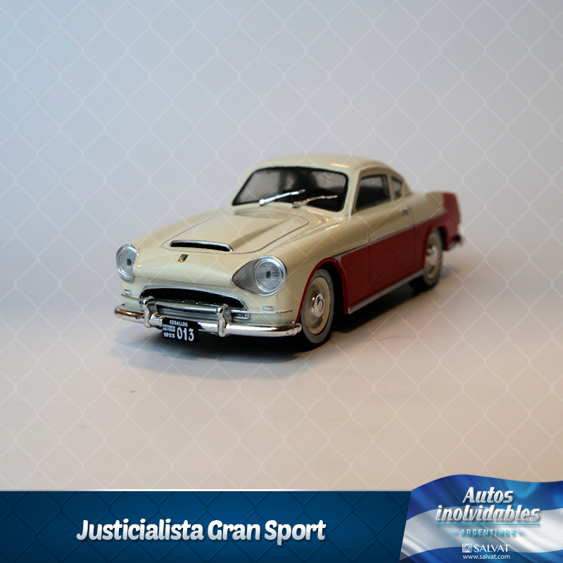 ATLAS 1/43 IAME JUSTICIALISTA GRAND SPORT 1953 BÍLOČERVENÉ - Foto 14