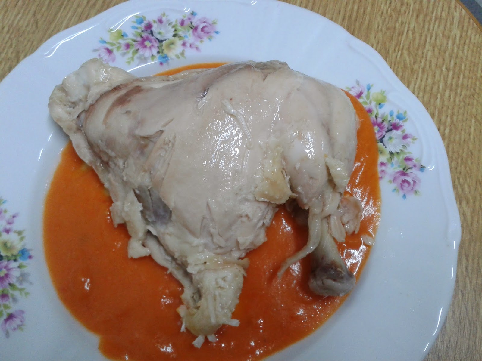 La cocina de Beli: Cuartos traseros de pollo cocidos sobre crema de verduras