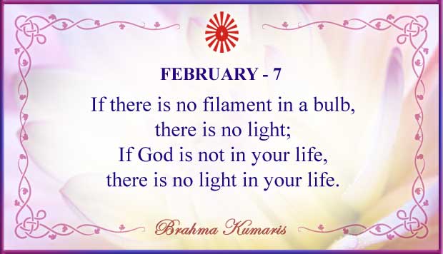 February 7 Thought For The Day February 7