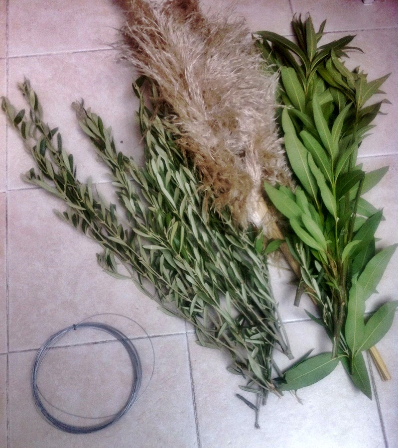 ramas para corona de navidad