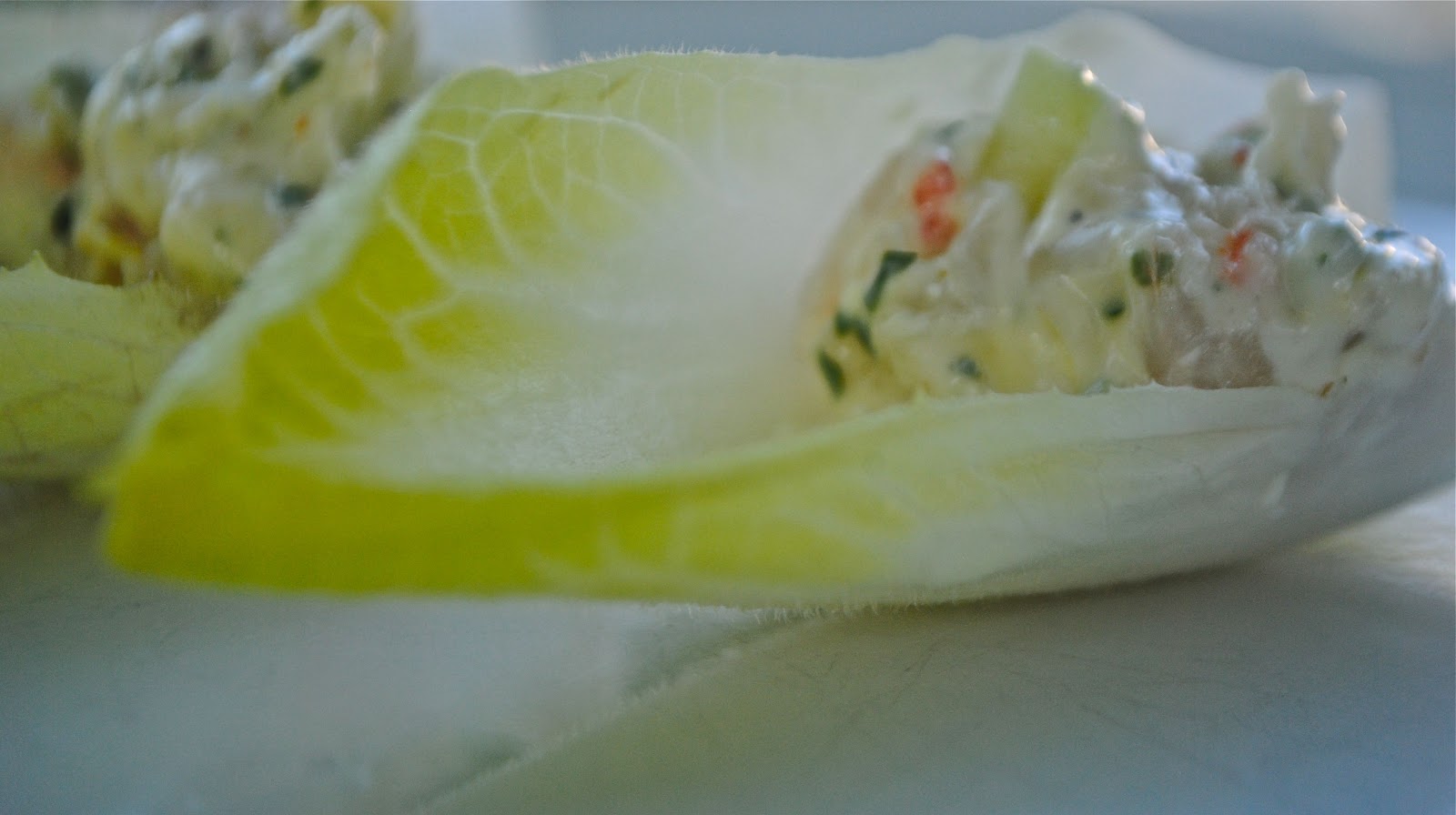 SHRIMP SALAD STUFFED ENDIVE and GREEN GODDESS DIP Recipe Recipes