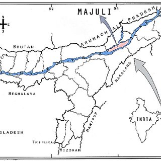 majuli map