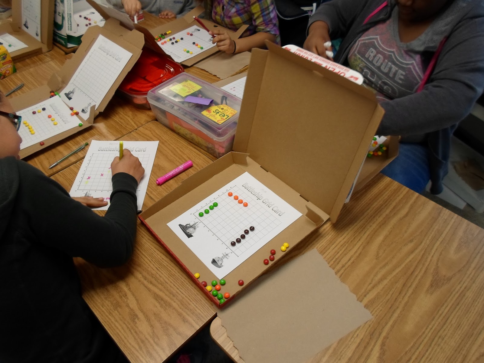 Learning with experience coordinate plane battleship with flipped