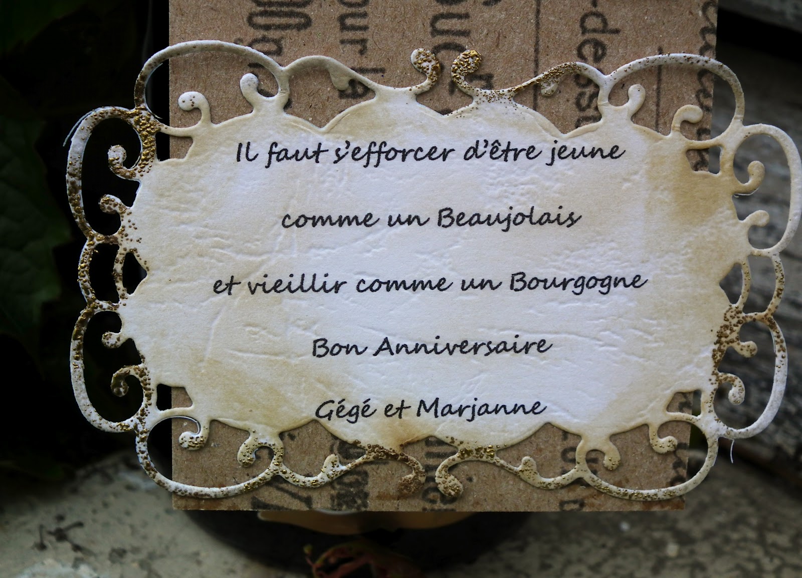 Couleurs et Fantaisies: vin