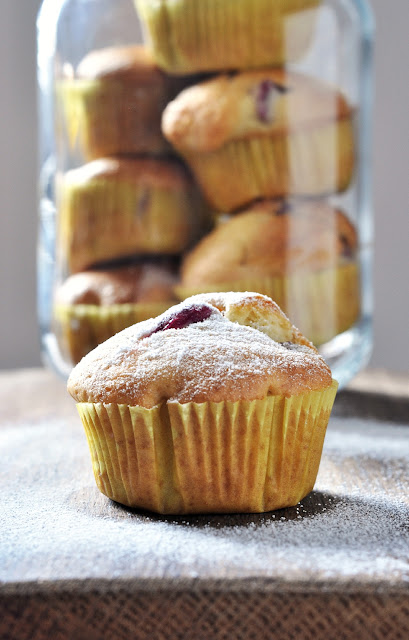 Muffins mit Trauben