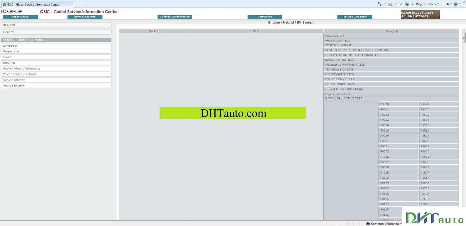 LEXUS GSIC ALL MODELS FULL [2016] - Automotive Library