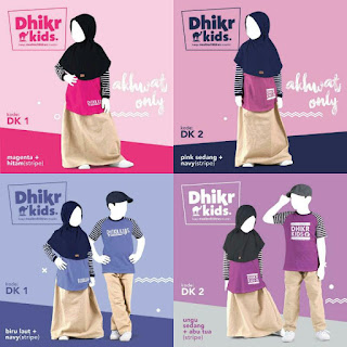 KOLEKSI TERBARU KAOS ANAK MUSLIM DHIKR DK 1 & 2