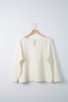 (復刻)小水滴的日常有機棉素色上衣-米白